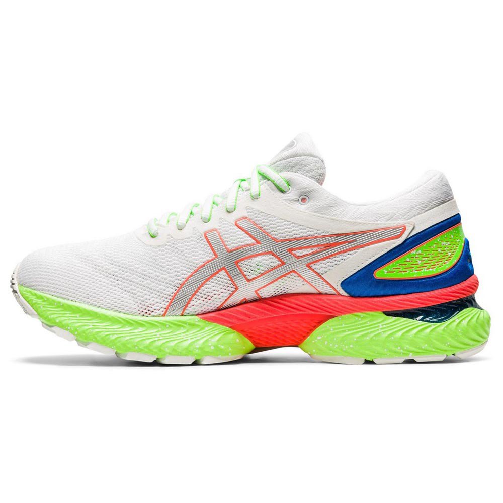 Asics Gel Nimbus 22 Lite-show EU 45 White / Sunrise Red - Zapatillas Deporte