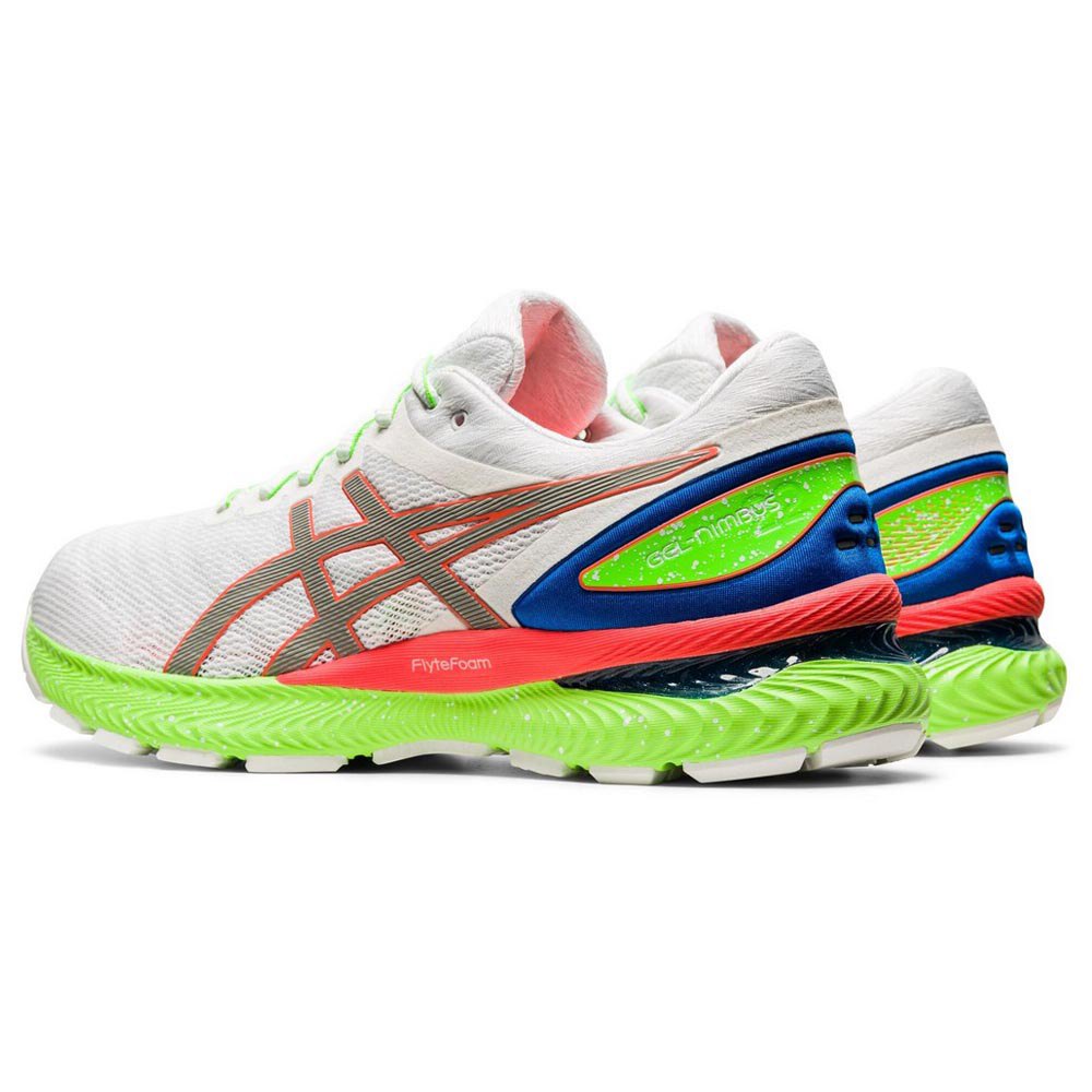 Asics Gel Nimbus 22 Lite-show EU 45 White / Sunrise Red - Zapatillas Deporte