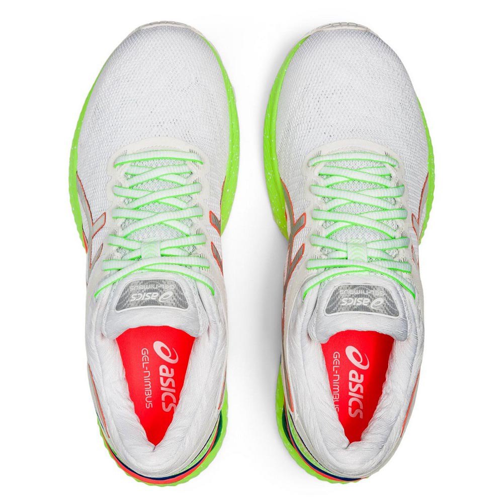 Asics Gel Nimbus 22 Lite-show EU 47 White / Sunrise Red - Zapatillas Deporte