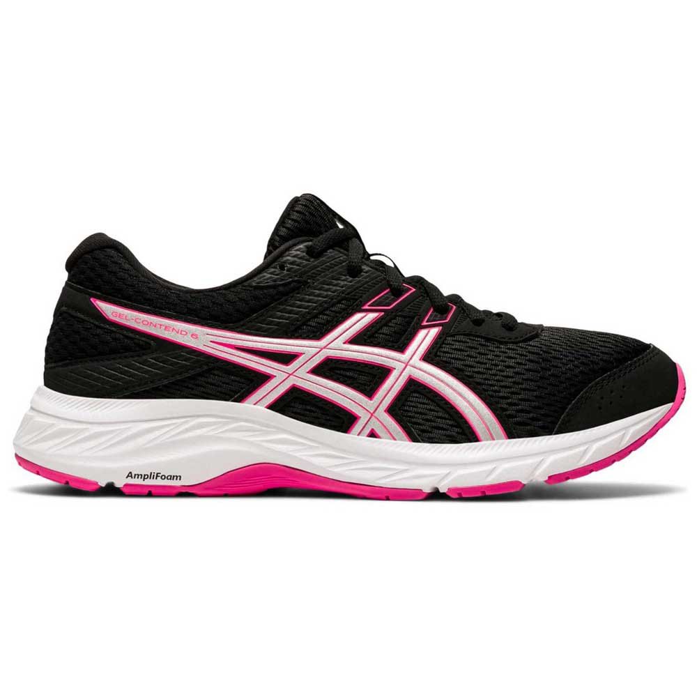 Asics Gel Contend 6 EU 42 1/2 Black / Pink Glo