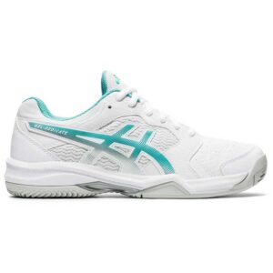 Asics Gel Dedicate 6 Clay EU 41 1/2 White / Techno Cyan