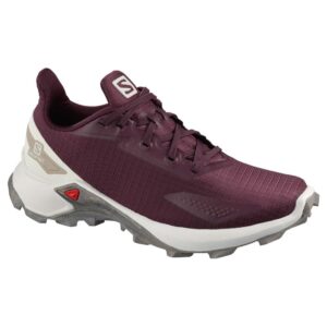 Salomon Alphacross Blast EU 40 2/3 Winetasting / Lunar Rock / Vintage Kaki