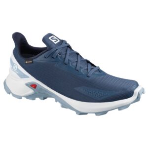 Salomon Alphacross Blast Goretex EU 40 2/3 Dark Denim / White / Ashley Blue