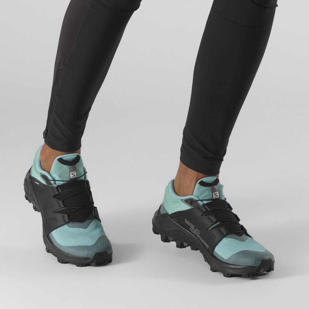 Salomon Wildcross EU 45 1/3 Meadowbrook / Black / North Atlantic - Imagen 5