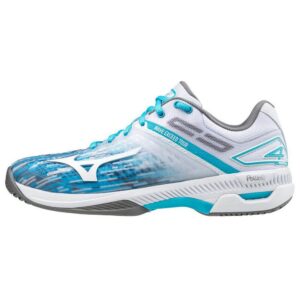 Mizuno Wave Exceed Tour 4 Ac EU 38 White / Scuba Blue / Quiet Shade