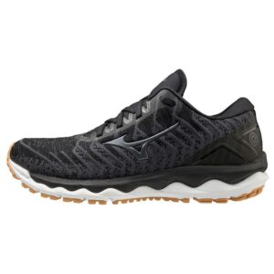 Mizuno Wave Sky 4 Waveknit EU 40 Black / Dark Shadow / Biscuit