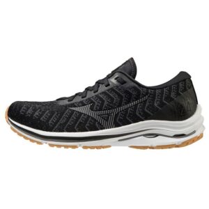 Mizuno Wave Rider 24 Waveknit EU 39 Black / Dark Shadow / Biscuit