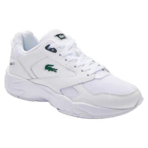 Lacoste Storm 96 Textile Leather EU 39 White / Dark Green