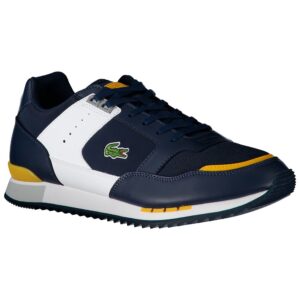 Lacoste Partner Piste Synthetic Textile EU 41 Navy / Yellow