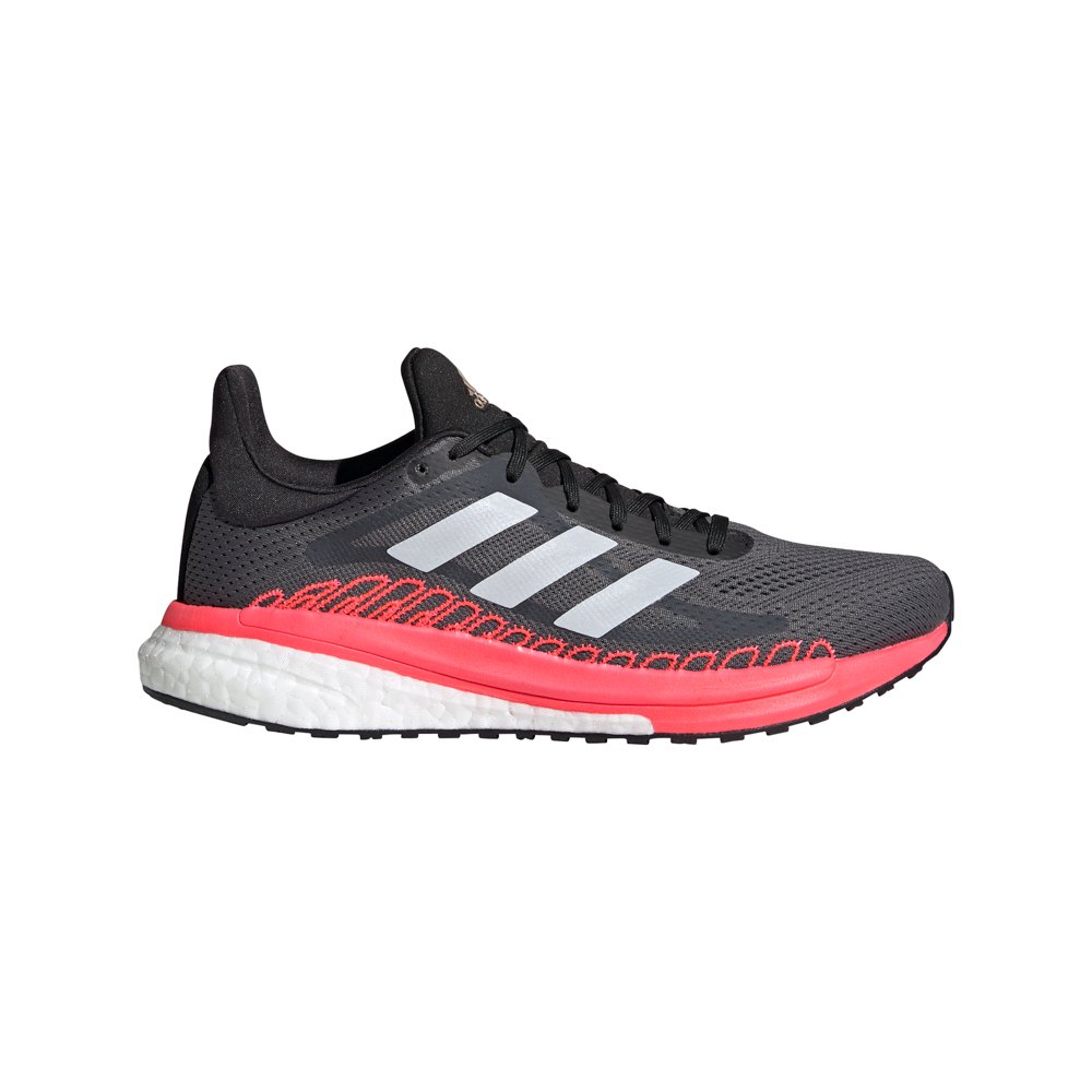 Adidas Solar Glide St 3 EU 40 2/3 Grey Five / Crystal White / Signal Pink -  Zapatillas Deporte