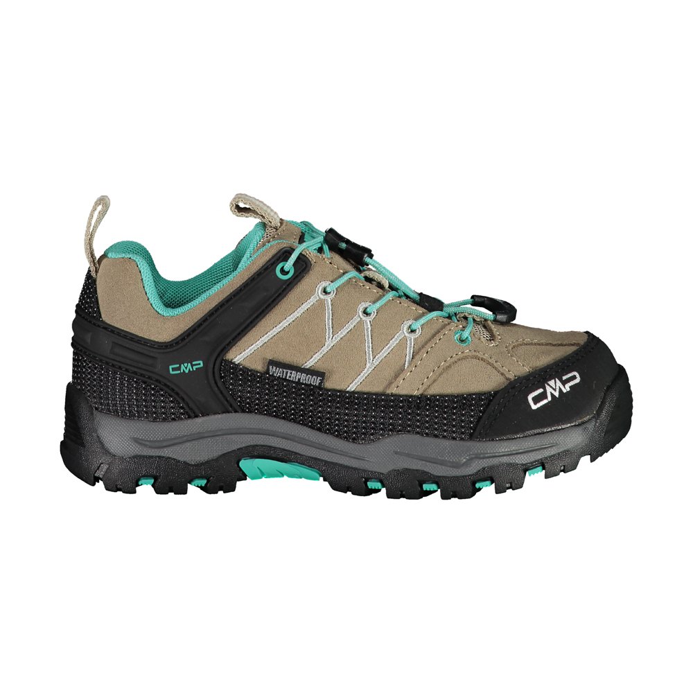Cmp Kids Rigel Low Trekking Shoes Wp EU 37 Wood / Acqua